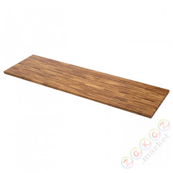 ⭐PINNARP⭐Столешница на заказ, орех/фанера, 45.1-63.5x3.8 cm⭐ИКЕА-00377408