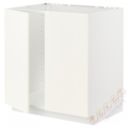 ⭐METOD⭐Шшш раковина/2 Drz, белый/Vallstena белый, 80x60 cm⭐ИКЕА-99507137