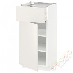 ⭐METOD / MAXIMERA⭐Кабинет stj/дверь, белый/Веддинге белый, 40x37 cm⭐ИКЕА-79454192