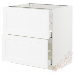 ⭐METOD / MAXIMERA⭐Sсstj 2fr/2в шу, белый Enköping/белый имитация дерева, 80x60 cm⭐ИКЕА-19473396
