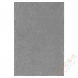 ⭐STOENSE⭐Ковровая дорожка сkrótkim włosiem, средний серый, 200x300 cm⭐ИКЕА-30426836
