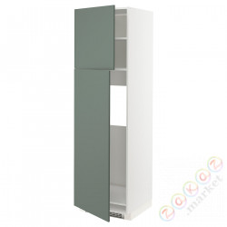 ⭐METOD⭐Shah ic с2 Drz, белый/Bodarp серо-зеленый, 60x60x200 cm⭐ИКЕА-19469441