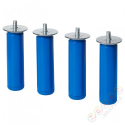 ⭐LATTHET⭐Нога, синий/металл, 11 cm⭐ИКЕА-20559638