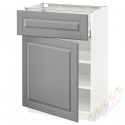 ⭐METOD / MAXIMERA⭐Кабинет stj/дверь, белый/Bodbyn Серый, 60x37 cm⭐ИКЕА-59460269