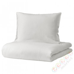 ⭐DYTAG⭐Poszwa na kołdrę i 2 posвызовki, белый, 200x200/50x60 cm⭐ИКЕА-10518747