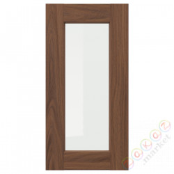 ⭐ENKOPING⭐Дверь стаканане, коричневый орех, 30x60 cm⭐ИКЕА-80516603