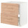 ⭐METOD / MAXIMERA⭐Постоянный шкаф/капюшон zint. с ящиками, белый/Voxtorpподражание. дуб, 80x60 cm⭐ИКЕА-79402396