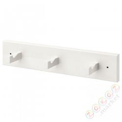 ⭐KUBBIS⭐Вешалка с 3 крючки, белый⭐ИКЕА-30289575