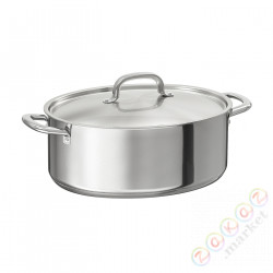 ⭐IKEA 365+⭐Кастрюля с крышкой, нержавеющая сталь, 7.0 l⭐ИКЕА-70484706