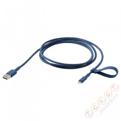 ⭐LILLHULT⭐USB-A na lightning, синий, 1.5 m⭐ИКЕА-10528497