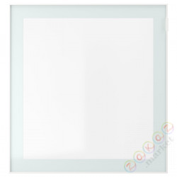 ⭐GLASSVIK⭐Дверь стаканане, белый/светло-зеленый Чистое стекло, 60x64 cm⭐ИКЕА-40540902