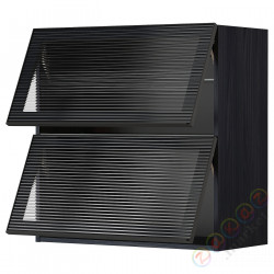 ⭐METOD⭐Уровень тсс 2 стакан Drz, черный/Hejsta антрацитowe ryflowане стакан, 80x80 cm⭐ИКЕА-59490742