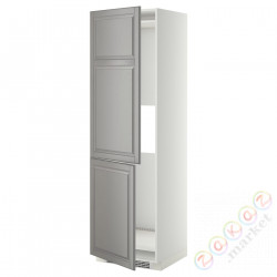 ⭐METOD⭐Высота или замерзание 2шу, белый/Bodbyn Серый, 60x60x200 cm⭐ИКЕА-39925651