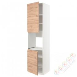 ⭐METOD⭐Шестой огромный 2dr/половина, белый/Voxtorpподражание. дуб, 60x60x240 cm⭐ИКЕА-09468574