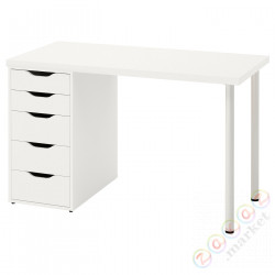 ⭐LAGKAPTEN / ALEX⭐стол письменный, белый, 120x60 cm⭐ИКЕА-69416817