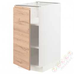 ⭐METOD⭐Кабинет ул./полки, белый/Voxtorpподражание. дуб, 40x60 cm⭐ИКЕА-69462423