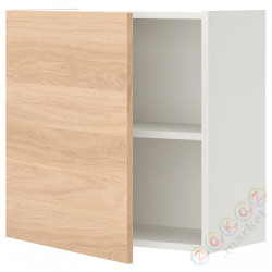 ⭐ENHET⭐Навесной шкаф с1 полка/дверь, белый/подражание. дуб, 60x32x60 cm⭐ИКЕА-69321013