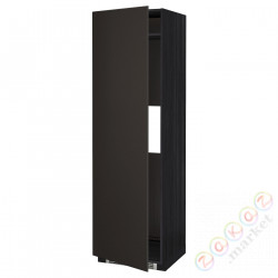 ⭐METOD⭐Охлажденный или замороженный Drz, черный/Кунгсбака антрацит, 60x60x200 cm⭐ИКЕА-49212294