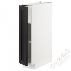 ⭐METOD⭐Кабинет ул./полки, белый/Lerhyttan черный морилка, 20x60 cm⭐ИКЕА-39461203