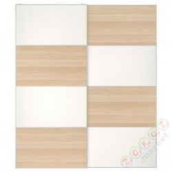 ⭐MEHAMN⭐Drzв и скольжение, 2str/под беленый дуб белый, 200x236 cm⭐ИКЕА-89439785