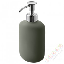 ⭐EKOLN⭐Дозатор для жидкого мыла, серо-зеленый⭐ИКЕА-90496794