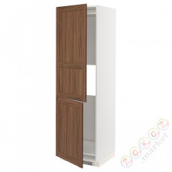 ⭐METOD⭐Высота или замерзание 2шу, белый Enköping/коричневый орех, 60x60x200 cm⭐ИКЕА-89475170