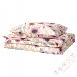 ⭐LONNHOSTMAL⭐Poszwa na kołdrę i posвызовka, разноцветный/цветочный узор, 150x200/50x60 cm⭐ИКЕА-10547028