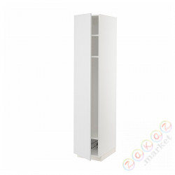 ⭐METOD⭐Высокий шкаф, полки/докторuciany, белый/Stensund белый, 40x60x200 cm⭐ИКЕА-49457272