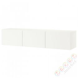 ⭐BESTA⭐Тумба под ТВ с дверь, белый/Лаппвикен белый, 180x42x38 cm⭐ИКЕА-89330691