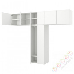 ⭐PLATSA⭐Гардеробная 8 дверь, белый Fonnes/белый, 320x42x241 cm⭐ИКЕА-29436978