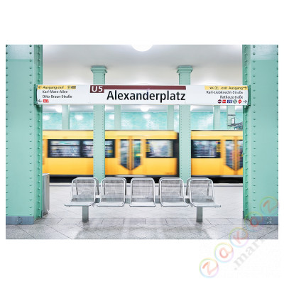 ⭐BILD⭐Плакат, Alexanderplatz, Berlin, 70x50 cm⭐ИКЕА-50511796
