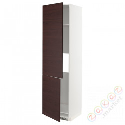 ⭐METOD⭐Шш н айс/проживающий 2Drz, белый Askersund/имитация темно-коричневого ясеня60x60x220 cm⭐ИКЕА-29334994