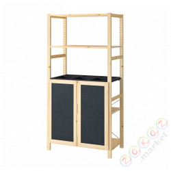 ⭐IVAR⭐Книжный шкаф, с2 дверь сосна/filc, 89x50x179 cm⭐ИКЕА-59572573