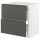 ⭐METOD / MAXIMERA⭐Постоянный шкаф/капюшон zint. с ящиками, белый/Voxtorpтемно-серый, 80x60 cm⭐ИКЕА-19335649
