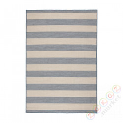 ⭐VRENSTED⭐Ковровая дорожка tk pł внутри/снаружи, бежевый/светло-синий, 133x195 cm⭐ИКЕА-20495199