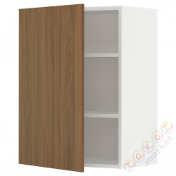 ⭐METOD⭐Навесной шкаф с полками, белый/Tistorp подражаниеacja коричневыйowego орехa, 60x80 cm⭐ИКЕА-59519627