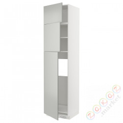 ⭐METOD⭐В ряду из 3 Drz, белый/Havstorp светло-серый, 60x60x240 cm⭐ИКЕА-19538185