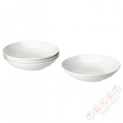 ⭐GODMIDDAG⭐Глубокая тарелка, белый, 23 cm⭐ИКЕА-60479705