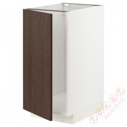 ⭐METOD⭐Кабинет stj. на раковине/Сортировать. трата, белый/Sinarp коричневый, 40x60 cm⭐ИКЕА-89457722