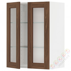 ⭐METOD⭐Шах половина/2 стакан Drz, белый Enköping/коричневый орех, 60x80 cm⭐ИКЕА-39475120