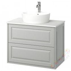 ⭐TANNFORSEN / TORNVIKEN⭐Sзаf umyw сящики/umyw/bateria, светло-серый/белый имитация мрамора, 82x49x79 cm⭐ИКЕА-59521418