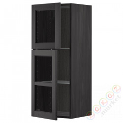 ⭐METOD⭐Шах половина/2 стакан Drz, черный/Lerhyttan черный морилка, 40x100 cm⭐ИКЕА-39455754