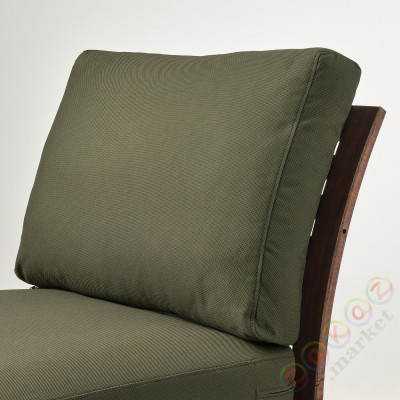 ⭐ÄPPLARÖ⭐Садовое кресло, коричневое пятно/Frösön/Duvholmen темно-бежевыйowo-зеленый63x80x84 cm⭐ИКЕА-89413851