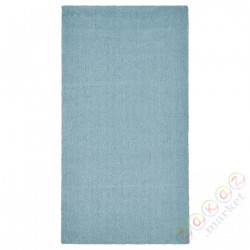 ⭐KNARDRUP⭐Ковровая дорожка сkrótkim włosiem, светло-синий, 80x150 cm⭐ИКЕА-20542332