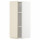 ⭐METOD⭐Навесной шкаф с полками, белый/Voxtorpглянцевый светло-бежевый, 30x80 cm⭐ИКЕА-49466573