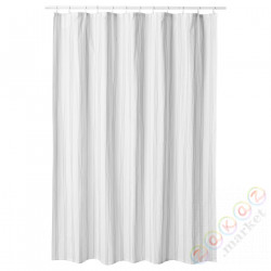 ⭐SVARTSTARR⭐Душевая занавеска, белый/Серый, 180x200 cm⭐ИКЕА-00557372