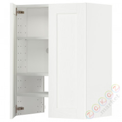 ⭐METOD⭐Шкаф okaнадa сполка/Drzс упражнениями, белый Enköping/белый имитация дерева, 60x80 cm⭐ИКЕА-69504512