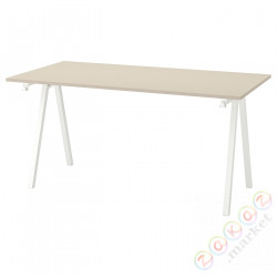 ⭐TROTTEN⭐стол письменный, бежевый/белый, 160x80 cm⭐ИКЕА-69434270