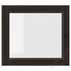 ⭐OXBERG⭐Дверь стаканане, темно коричневый подражание. дуб, 40x35 cm⭐ИКЕА-20492898