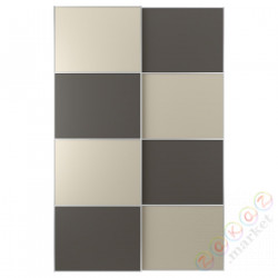 ⭐MEHAMN⭐Drzв и скольжение, 2str темно-серый/бежевый, 150x236 cm⭐ИКЕА-79436264